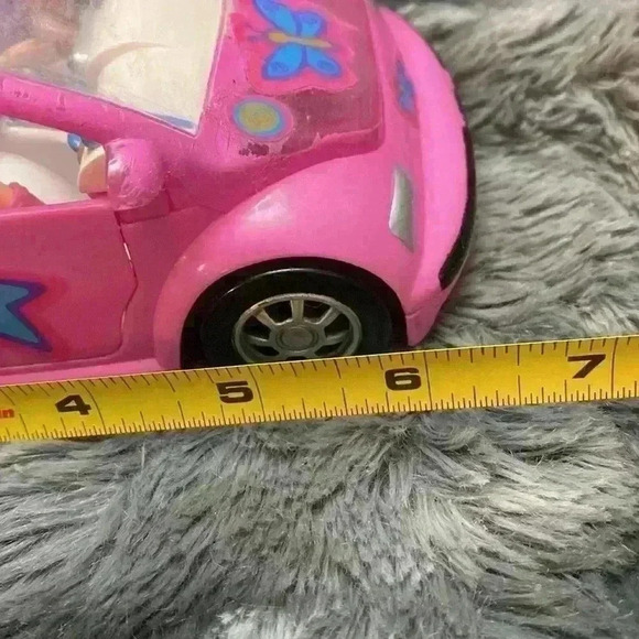 Vintage Polly Pocket  Pink convertible car with 4 dolls - Picture 16 of 16